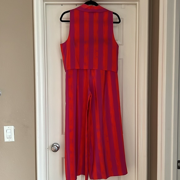 🩷🧡PRICE DROP🩷🧡Vintage Victoria’s Secret🧡🩷 Hot Pink and Orange PJ Set.🩷🧡 - Picture 7 of 8